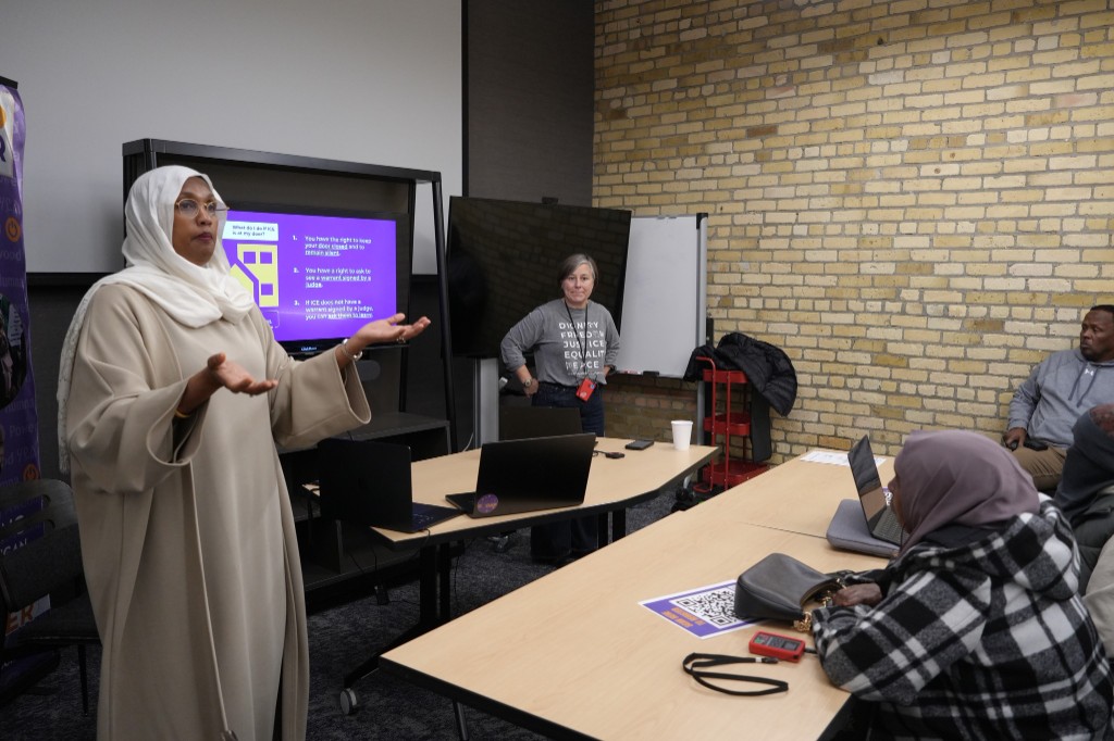 Community workshop on worker rights and advocacy